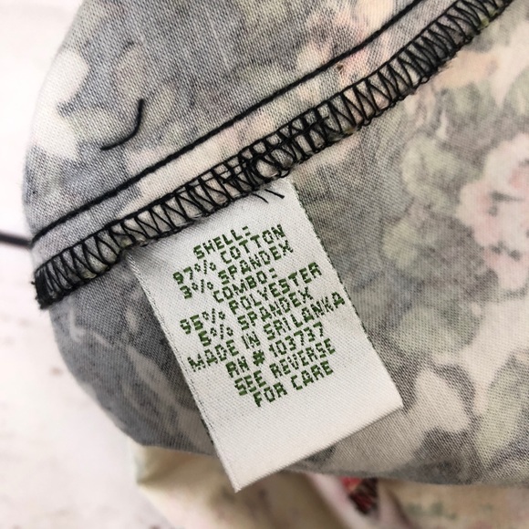 Donna Morgan Dress Floral Front Exposed Zipper - Picture 8 of 8